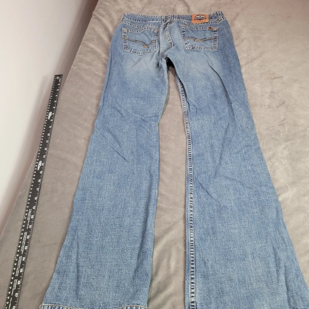 Lucky Brand Flirtie Jean Womens 4/27 Blue Flare Denim‎ Made in USA F21M010